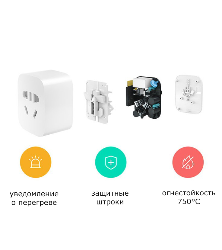 Умная Wi-Fi розетка Xiaomi Mi Smart Power Plug